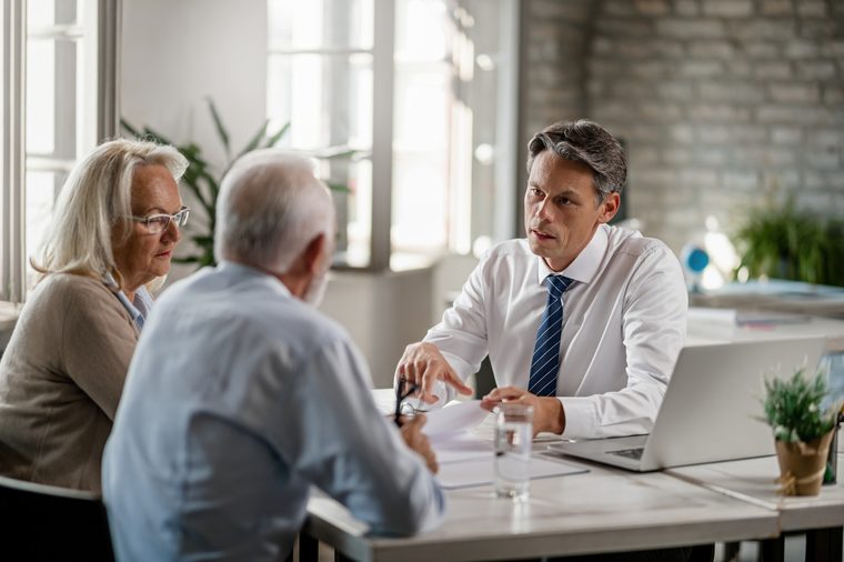 Satisfied client consultation